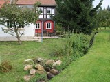 Garten mit Bach