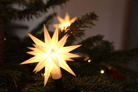 Advent im Ferienhaus Adventsstern